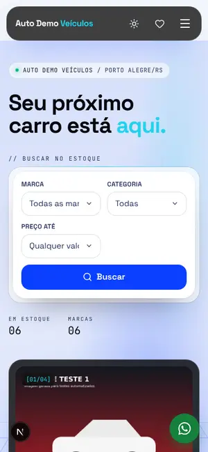 Prévia do tema NeoTech 3D no celular